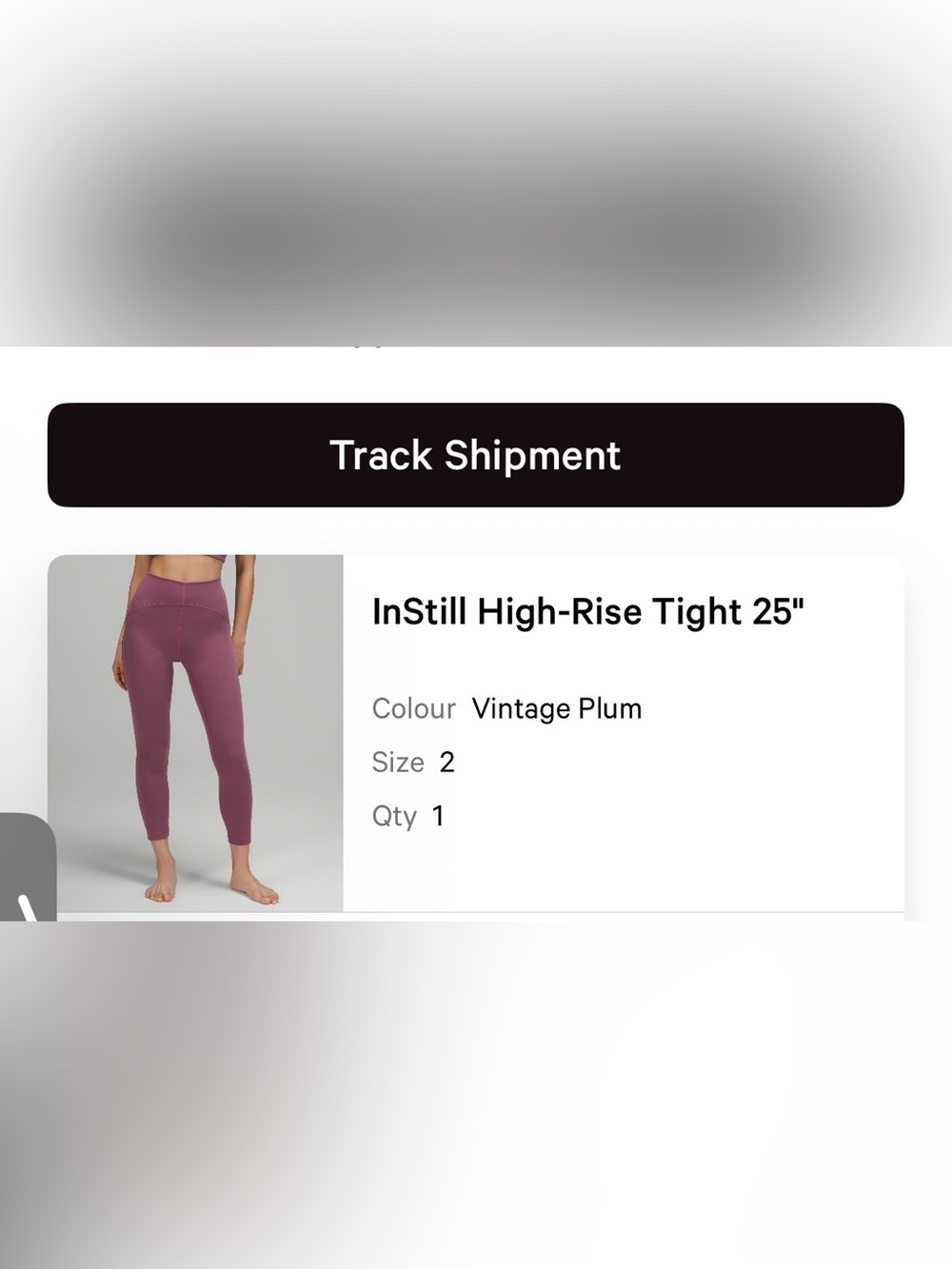 lululemon athletica InStill High-Rise Tight 25" Vintage Plum Leggings
